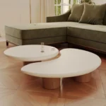 Mesa de Centro Ocaso - Blanco y Marròn