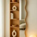Estante con Espejo Vitra - Madera Clara