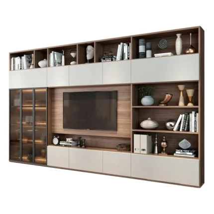 Centro de Entretenimiento Ortiz - Blanco y Marrón